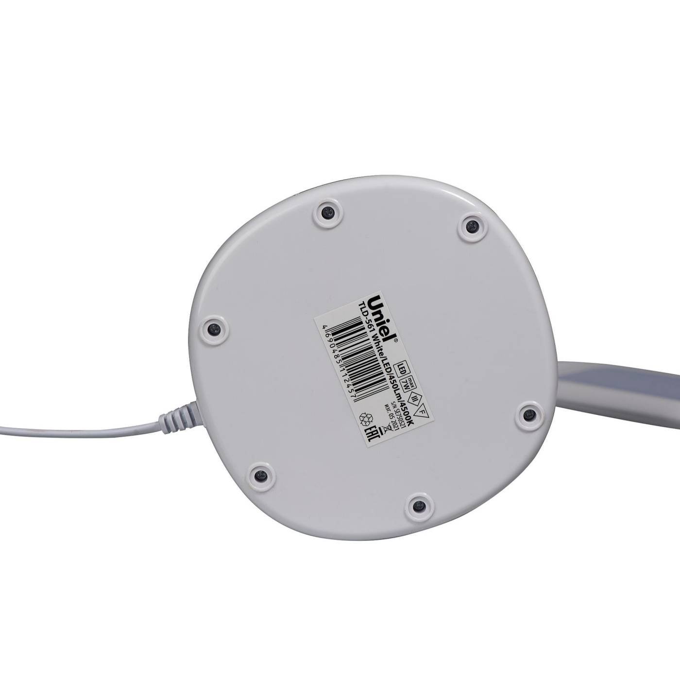 TLD-561 White/LED/450Lm/4500K Настольная лампа Uniel TLD-561 White/LED/450Lm/4500K