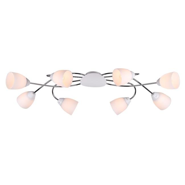 MD.8410-8-S CH+WH Потолочная люстра IMEX MD.8410-8-S CH+WH