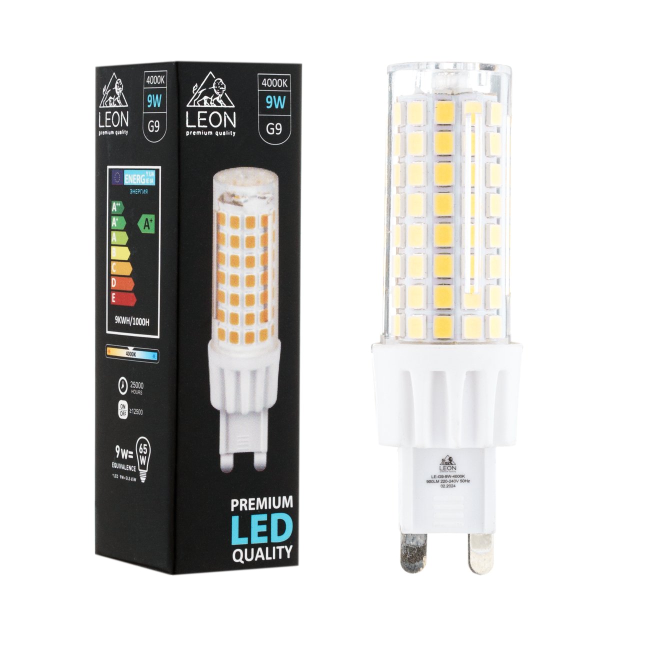 LE-G9-9W-4000K Светодиодная лампа LEON LE-G9-9W-4000K