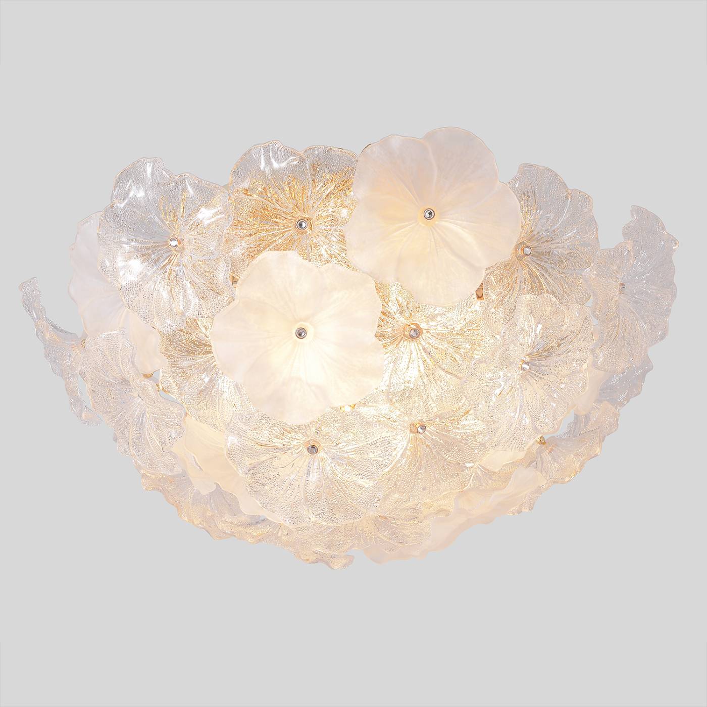 MAGNOLIA PL12 GOLD Потолочная люстра MAGNOLIA Crystal Lux MAGNOLIA PL12 GOLD