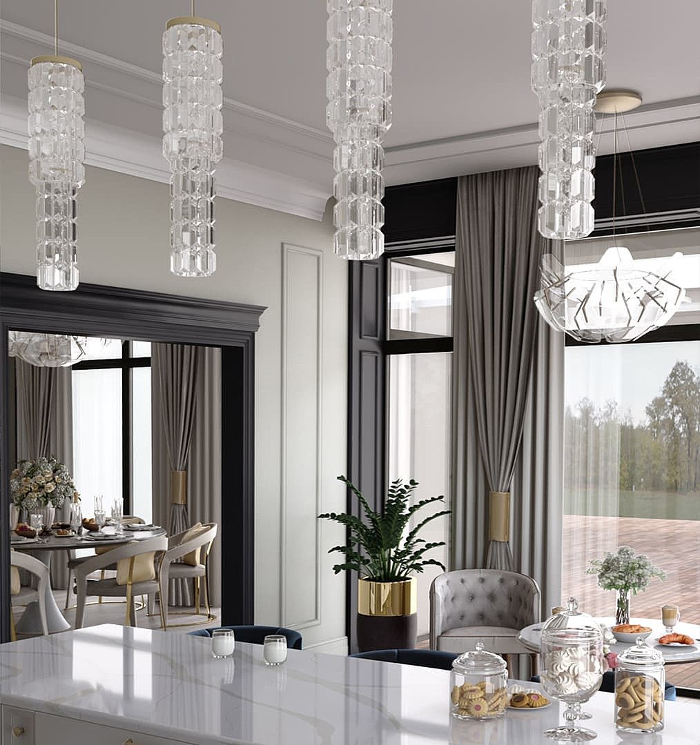 Светильник потолочный Kutek Ellini ELL-ZW-4(Z)150/V