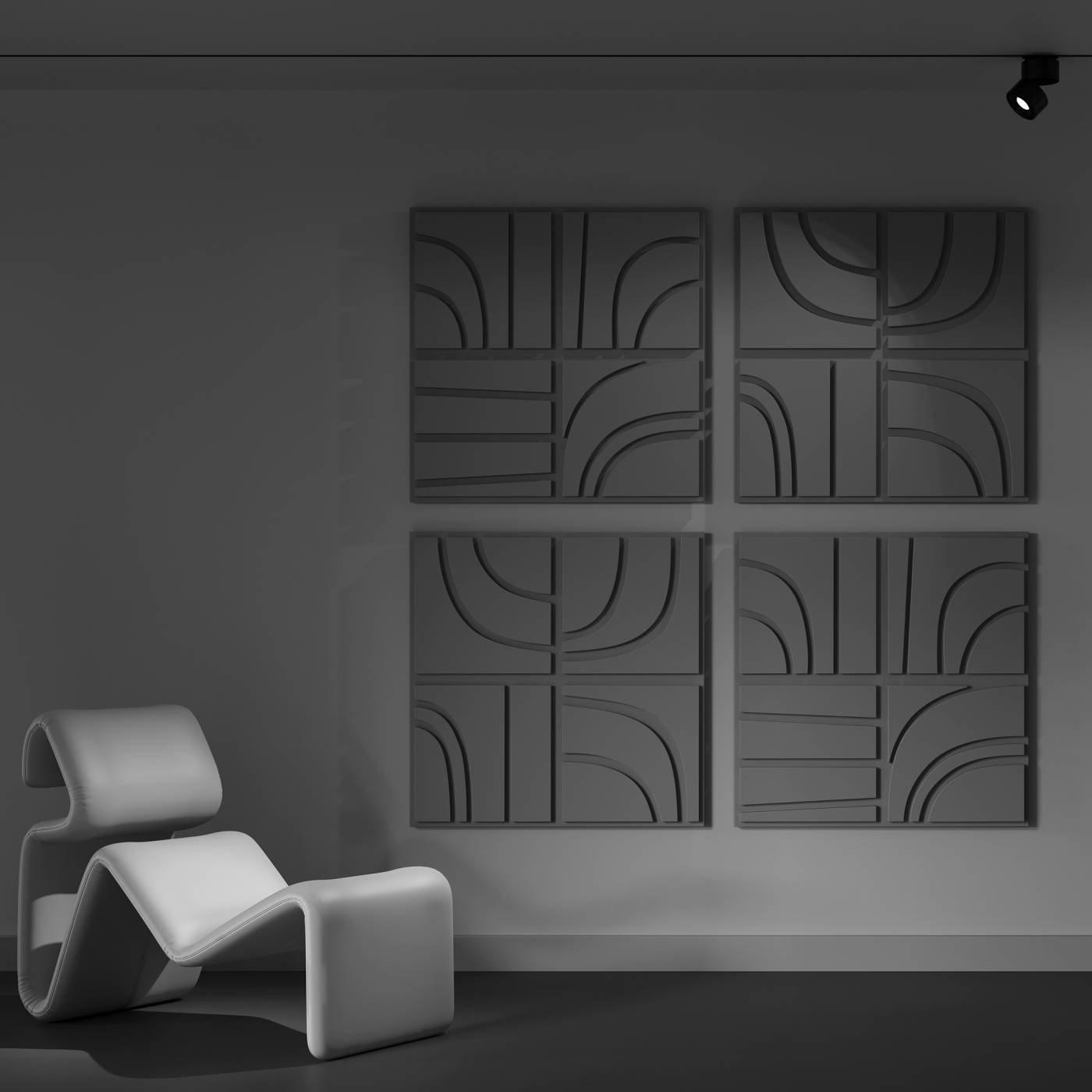 TR084-1-15W4K-B Трековый светильник Maytoni Yin Unity TR084-1-15W4K-B