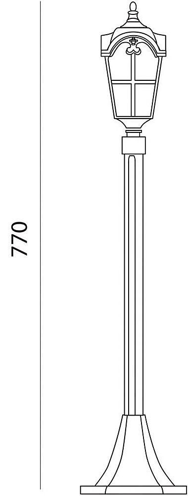 Уличный наземный светильник Feron Кастелло 11299