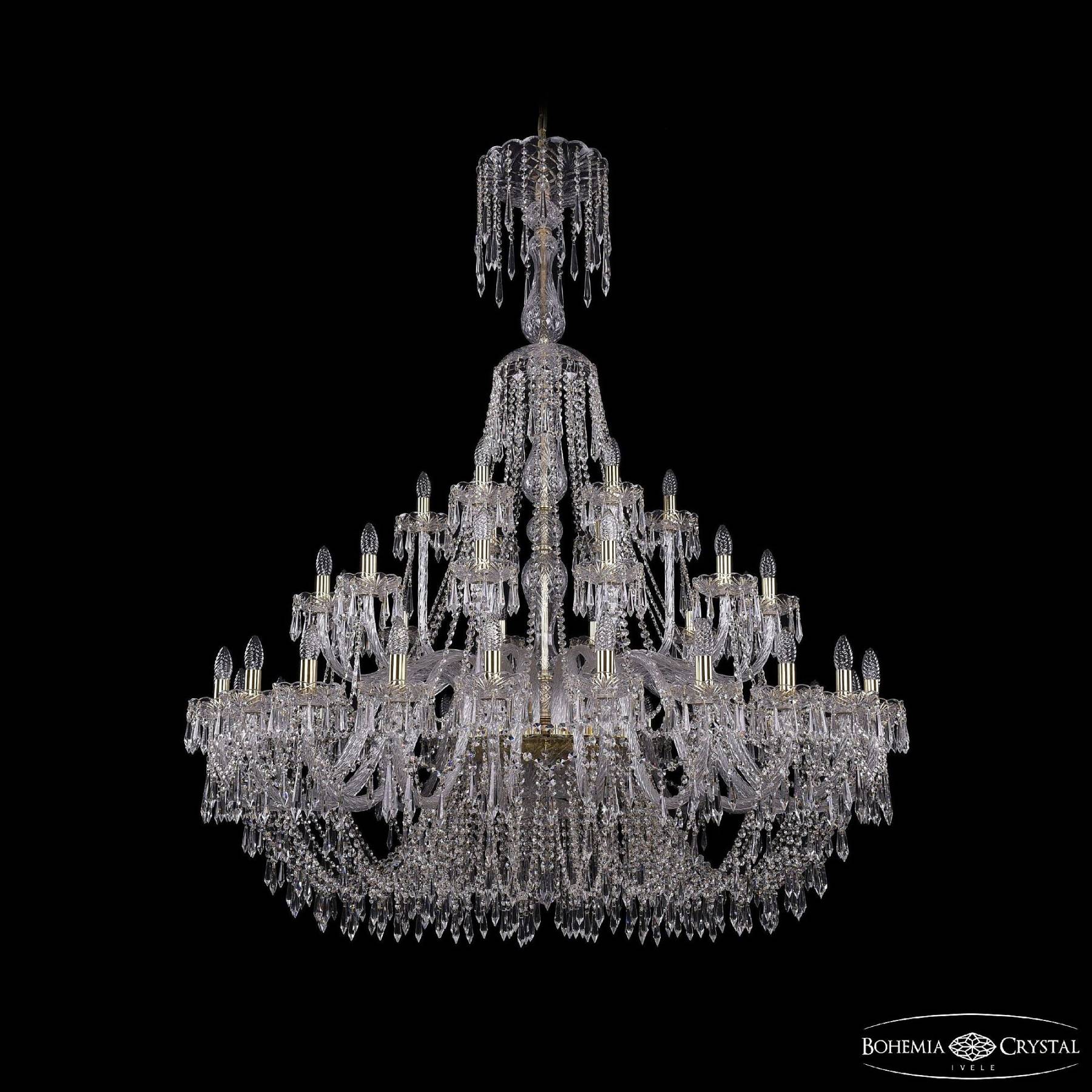 1403/24+12+6/530/XL-170 G Подвесная люстра Bohemia 1403 1403/24+12+6/530/XL-170 G