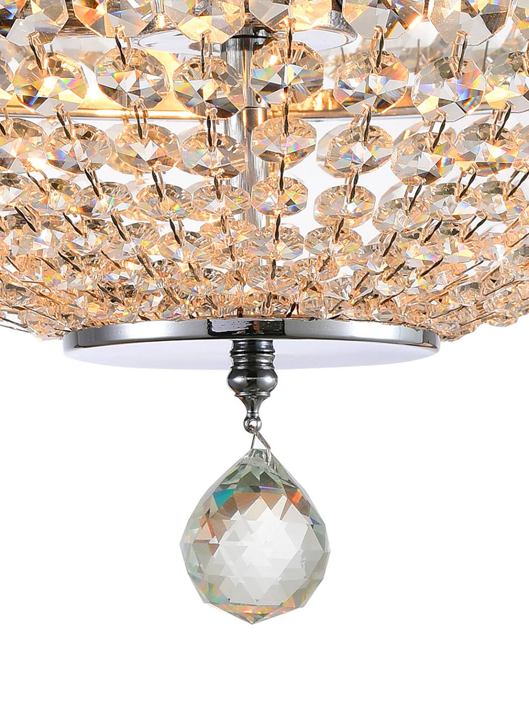 Потолочная люстра Natali Kovaltseva Barocco BAROCCO 81405/4C CHROME