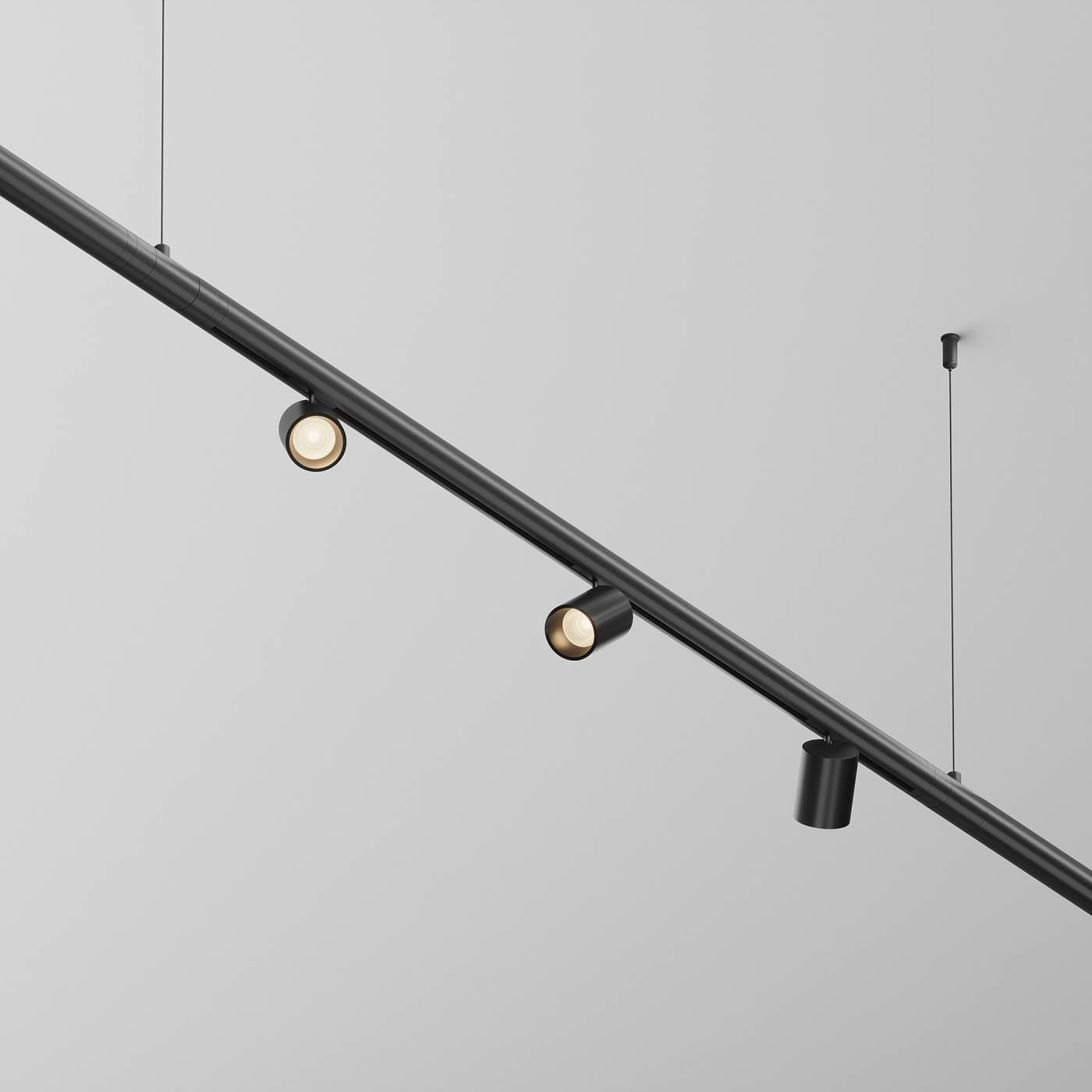 Шинопровод для системы Shelf 924 мм Maytoni Accessories for system Shelf CA012-TRX-900-B