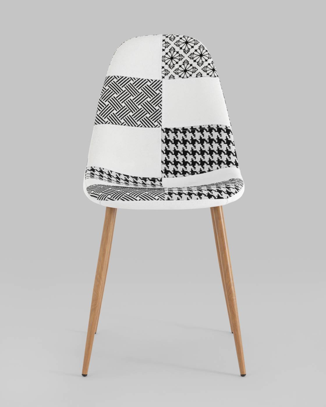 OS-001P-V patchwork bw DUAL Обеденный стул Stool Group OS-001P-V patchwork bw DUAL