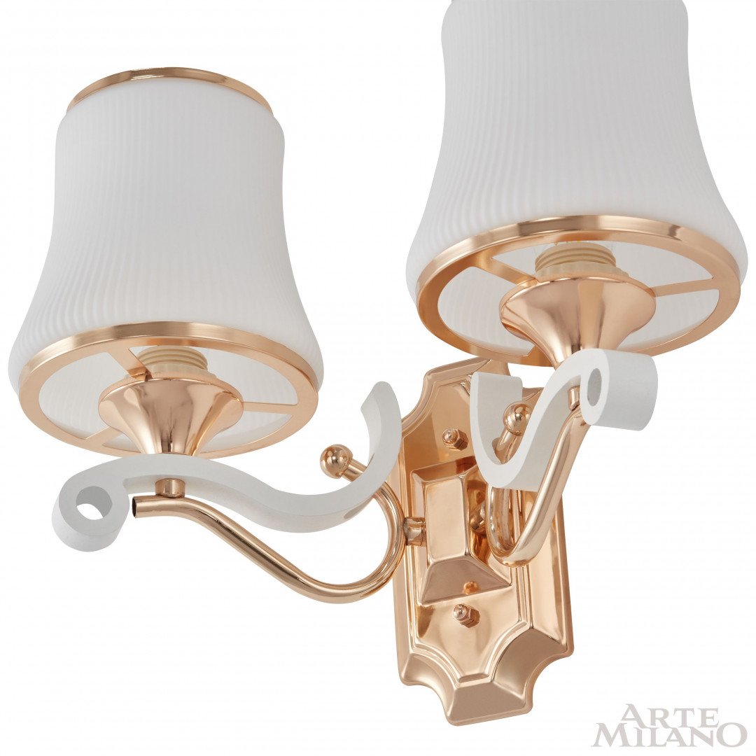 303987/2W Wh/Gd Настенное бра Arte Milano Florentia-3987 303987/2W Wh/Gd