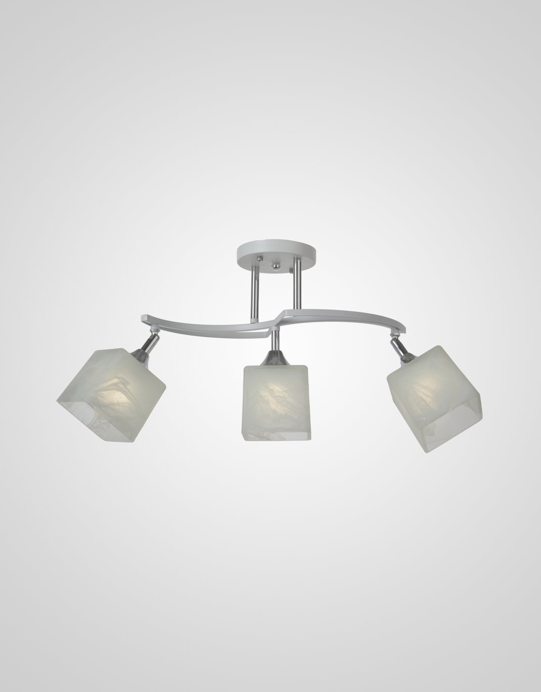 Потолочная люстра Мелодия Света Cube P5507-3 WT 000029963