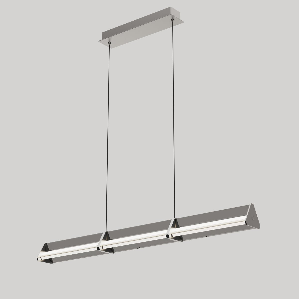 Светильник подвесной Delight Collection MD24001031 MD24001031-1A nickel/grey