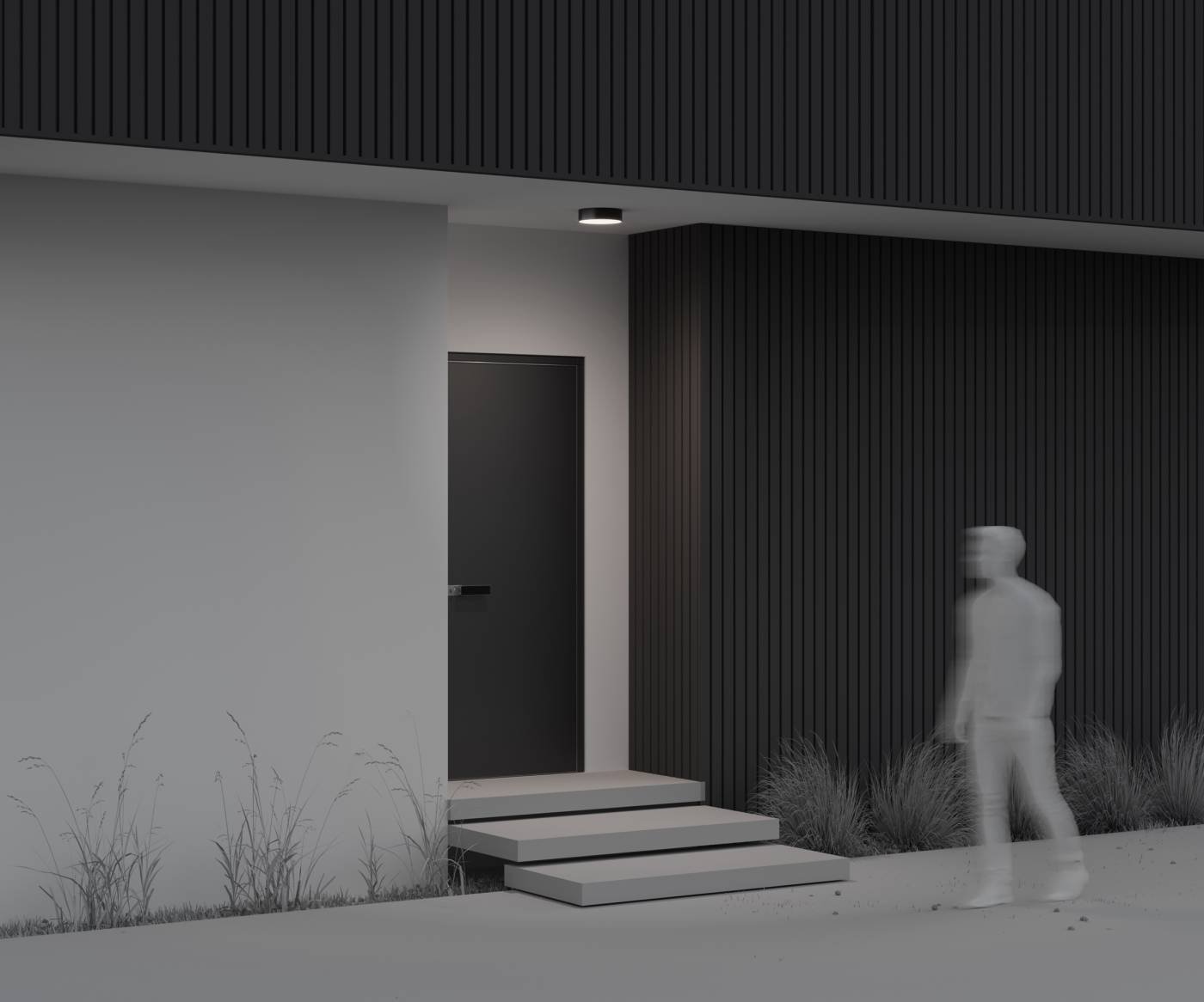 Уличный потолочный светильник Maytoni Zon IP O431CL-L30B4K