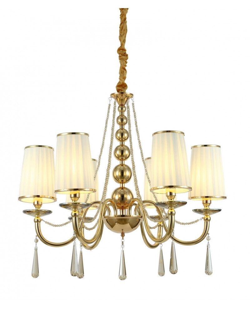 Подвесная люстра Lumina Deco Fabione LDP 1200-6 F.GD