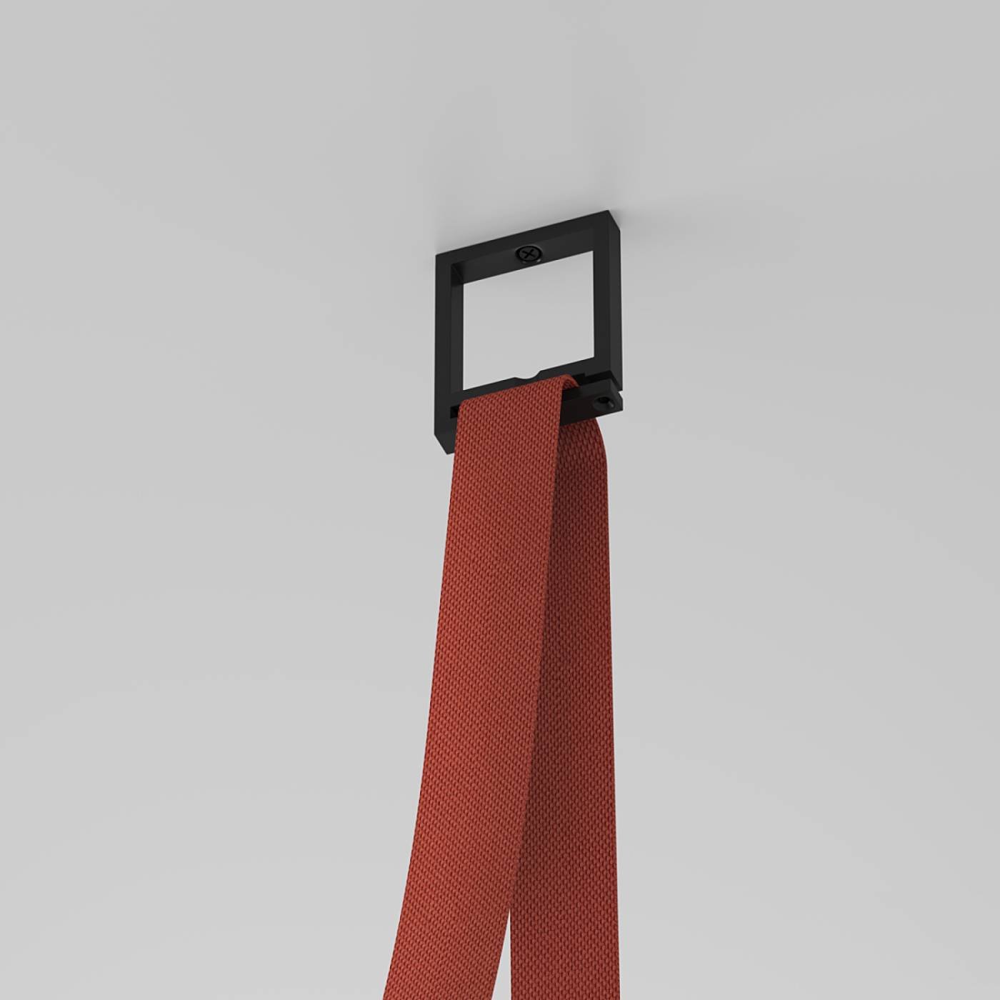 Накладное крепление гибкого трека-ремня Denkirs Belty Base TR5518-BK