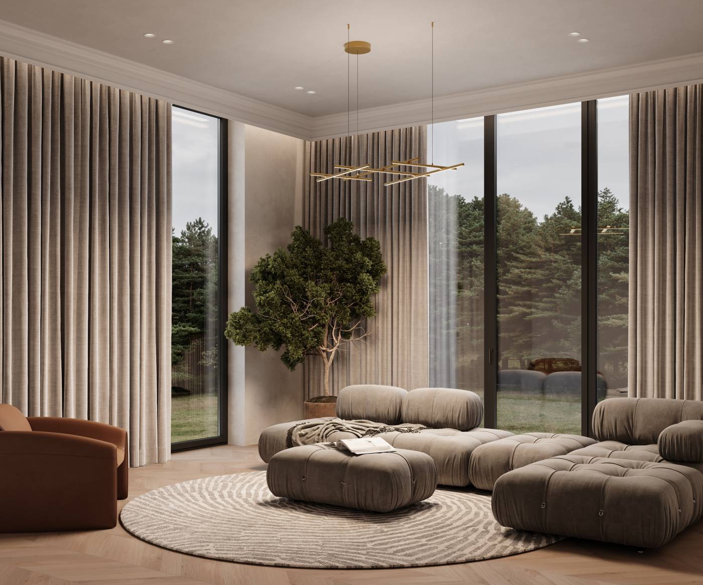 MOD278PL-L86G3K Светильник подвесной Maytoni Radiance MOD278PL-L86G3K