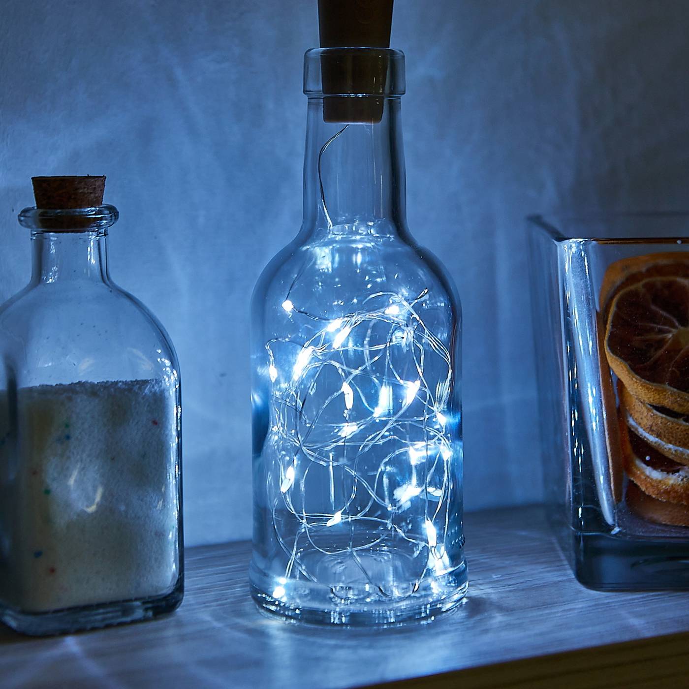 Гирлянда Uniel ULD-S0200-020/SСR/3LR WHITE IP20 WINESTOPPER