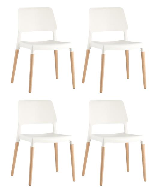 Комплект стульев Stool Group Bistro 8086 WHITE X4