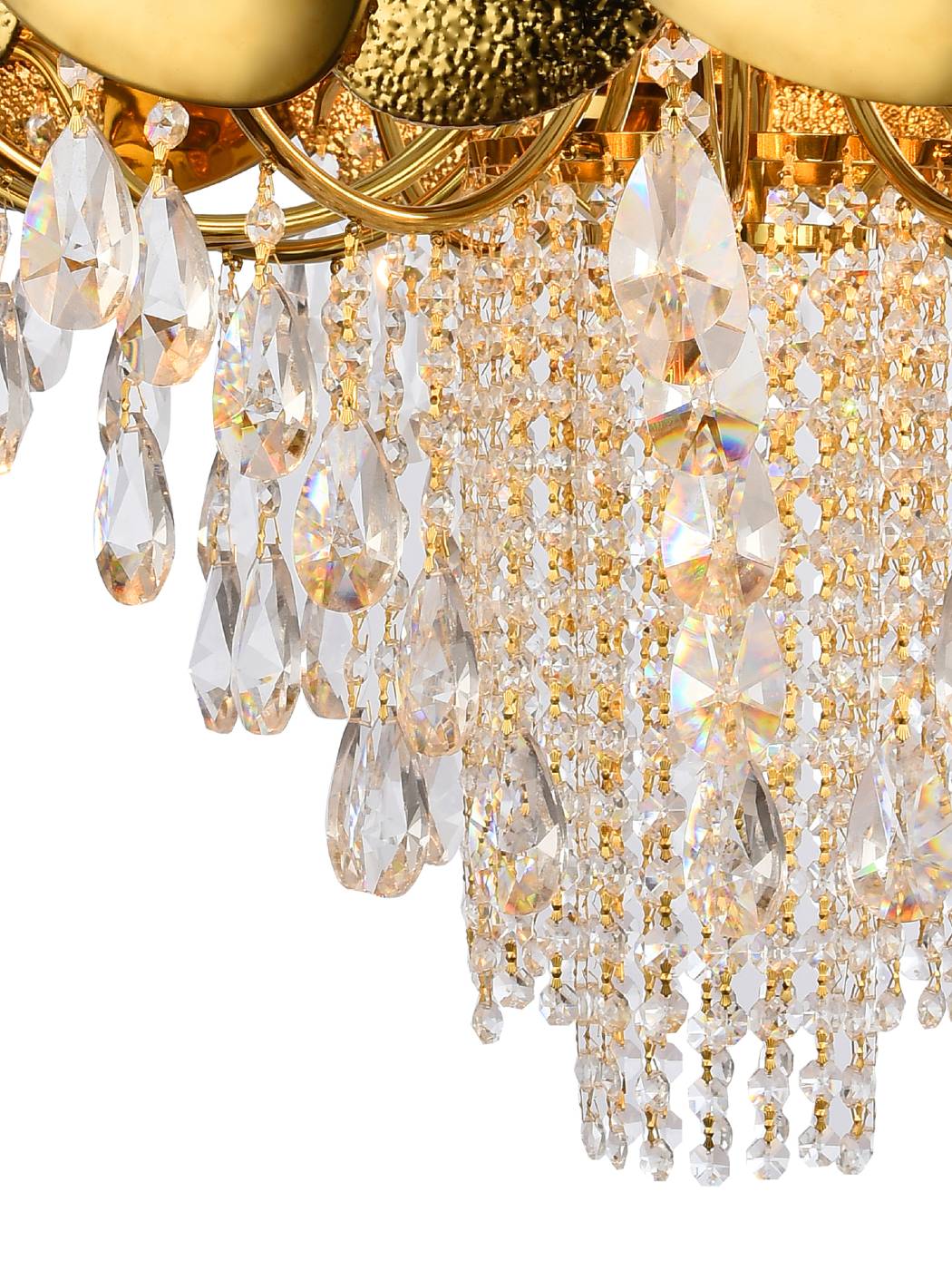 VALENCIA 91009/12C GOLD Подвесная люстра Natali Kovaltseva Valencia VALENCIA 91009/12C GOLD