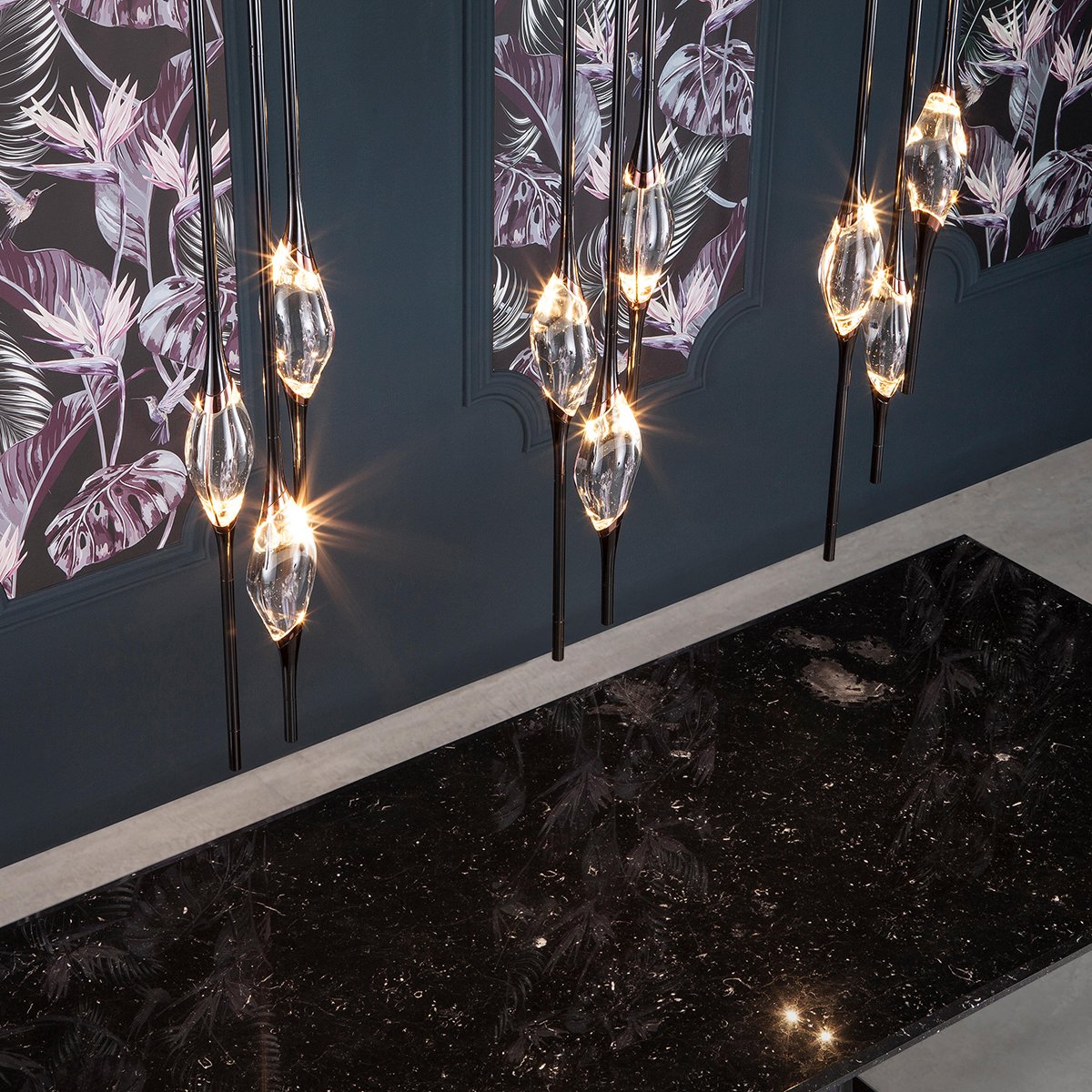 OM82113-9 pearl black Светильник подвесной Delight Collection Pezzo OM82113-9 pearl black