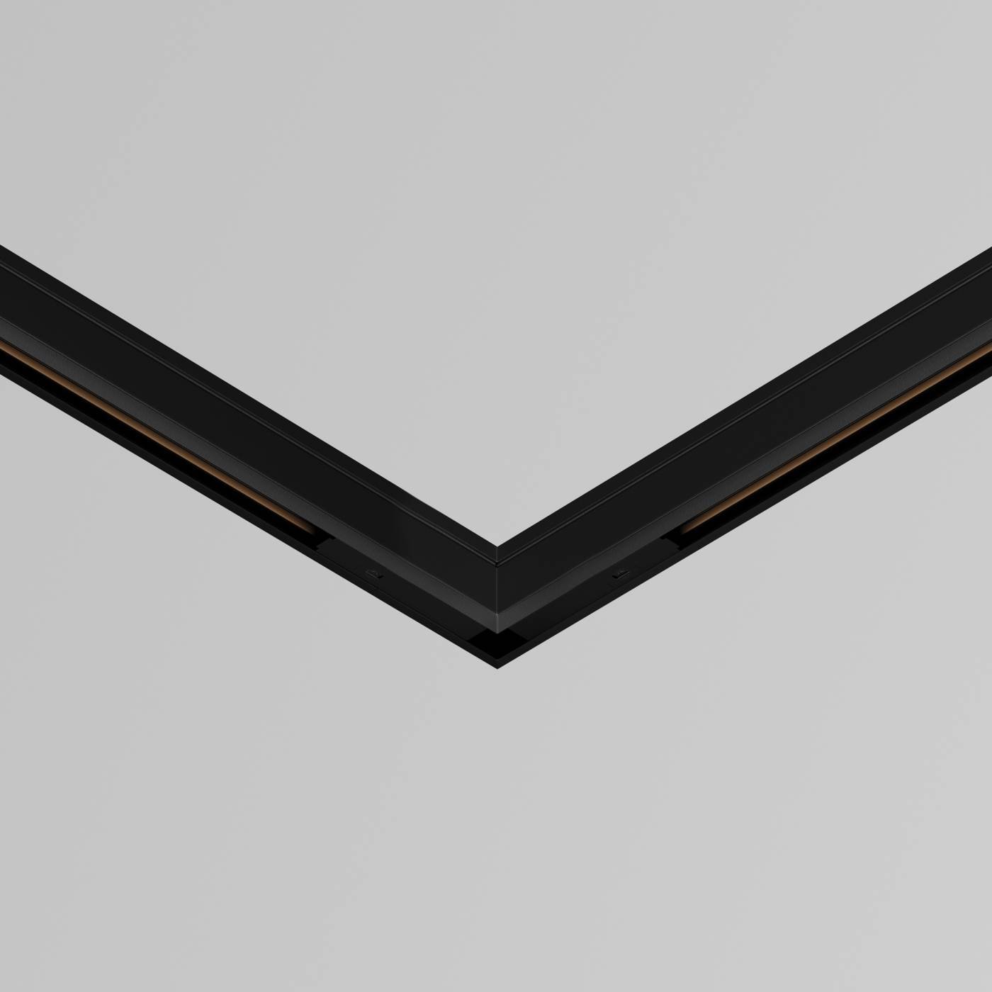 Коннектор питания угловой 3см Maytoni Accessories for tracks Levity TRA184CPC-1B-3