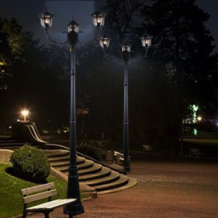 Наземный фонарь 00867-0.7-003SL 2.2M BK