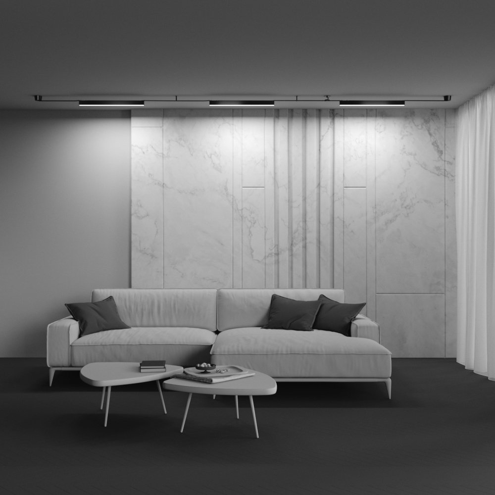 TR129B-24W3K-B Трековый светильник Maytoni Pendant system Parity TR129B-24W3K-B