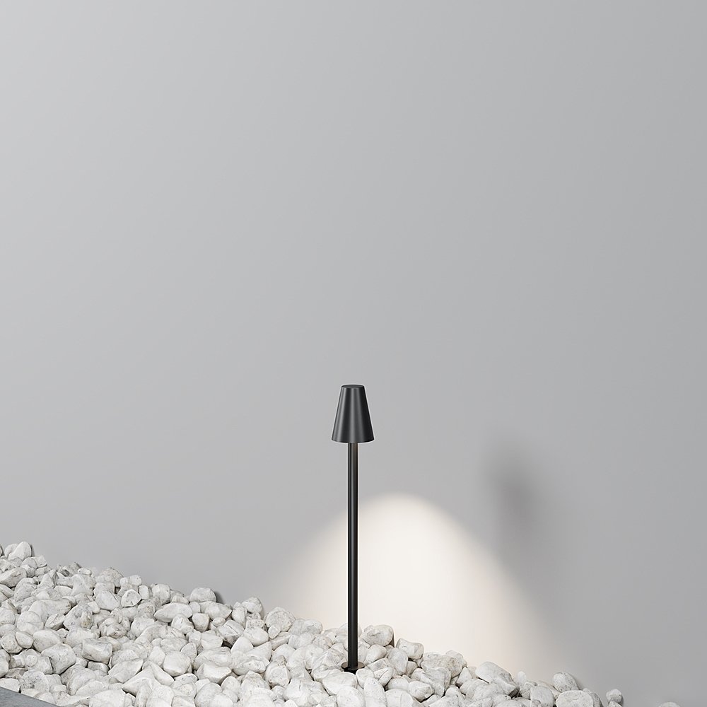 O504FL-L1B3K Уличный наземный светильник Maytoni Cane O504FL-L1B3K