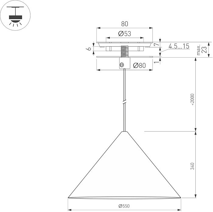 Встраиваемый светильник Arlight Makoto 054407