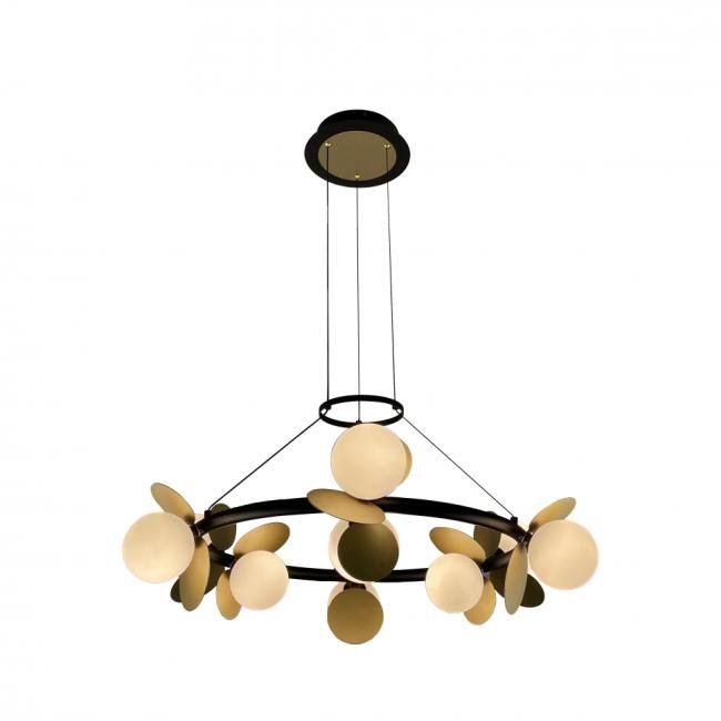 Подвесная люстра ILedex Savage C4641-9 MBK+SGD