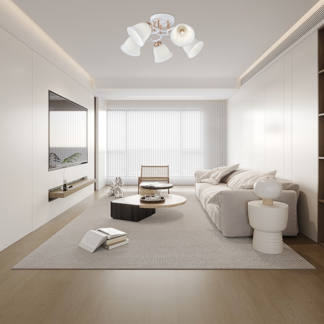 325395/5A WH+FG Потолочная люстра Arte Milano AMALFI 325395/5A WH+FG
