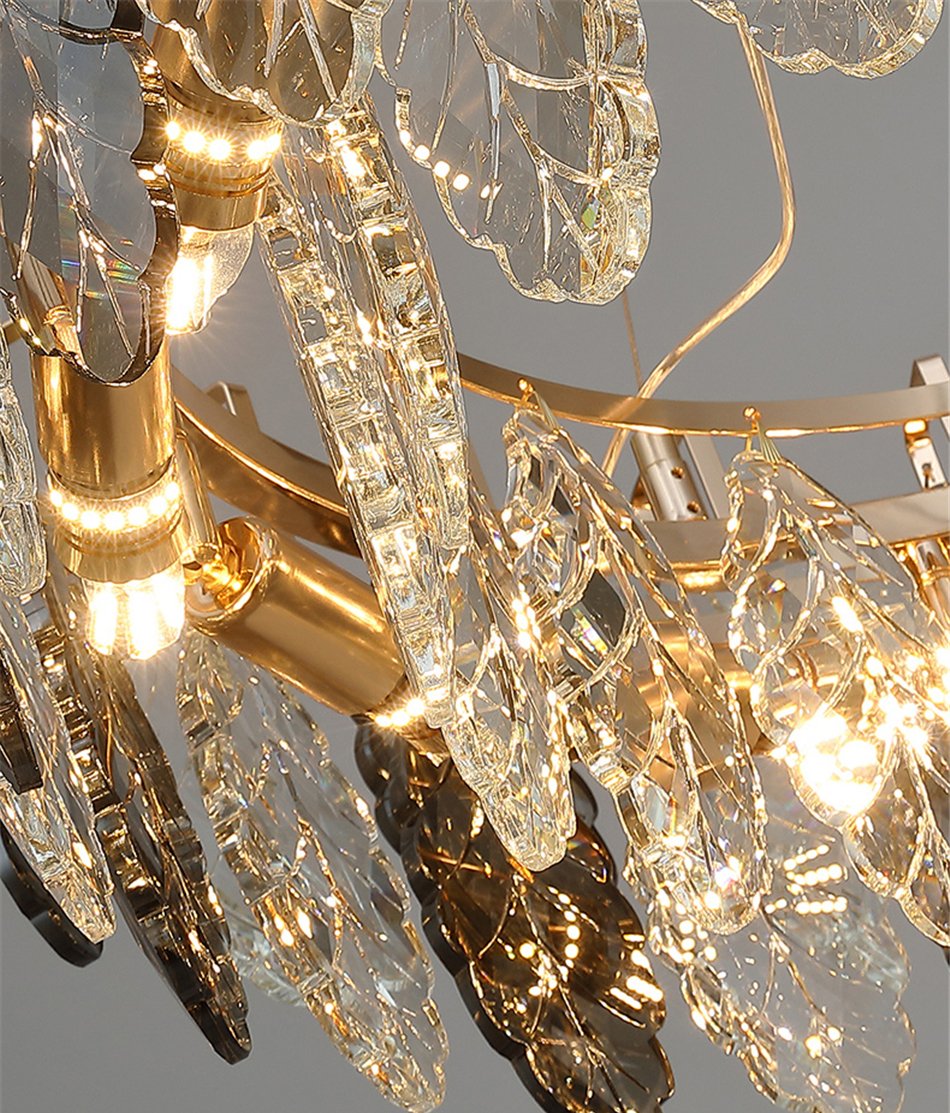 D8011P/R-1000 gold/smoky Подвесная люстра Delight Collection D8011P D8011P/R-1000 gold/smoky