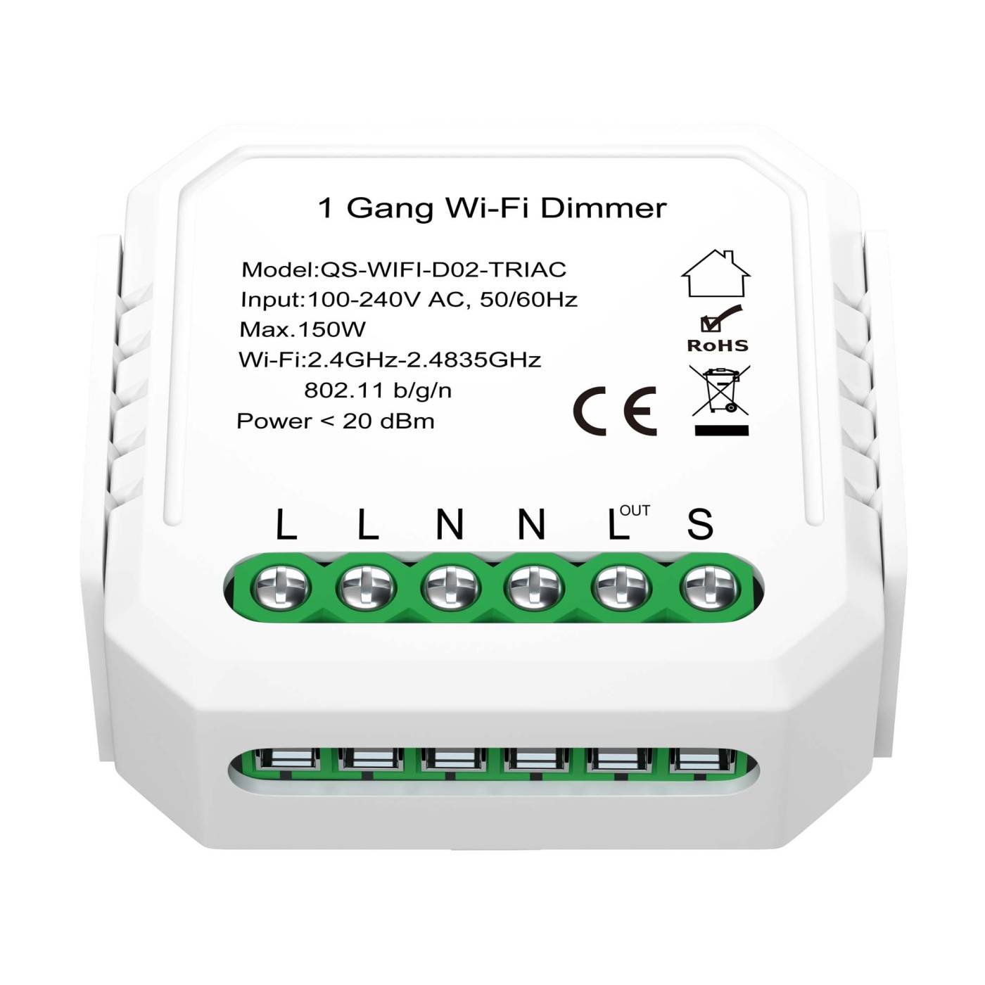 ST9000.500.01CDIM WIFI диммируемое реле 1 канал ST Luce Around ST9000.500.01CDIM