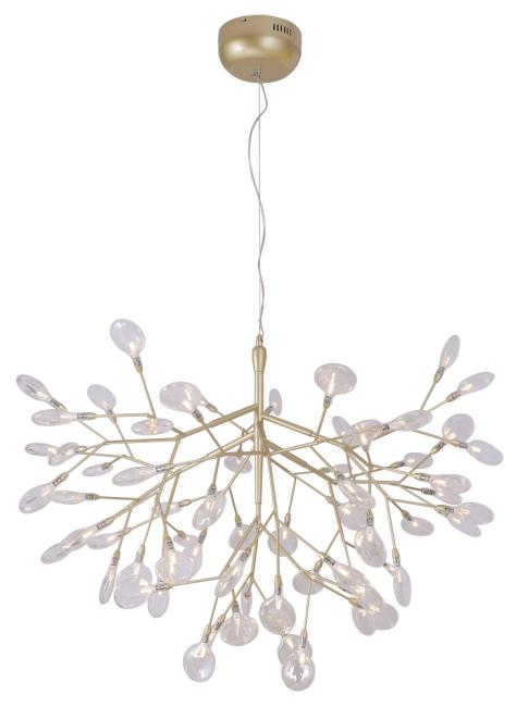 EVITA SP63 GOLD/TRANSPARENT Подвесная люстра Crystal Lux Evita EVITA SP63 GOLD/TRANSPARENT