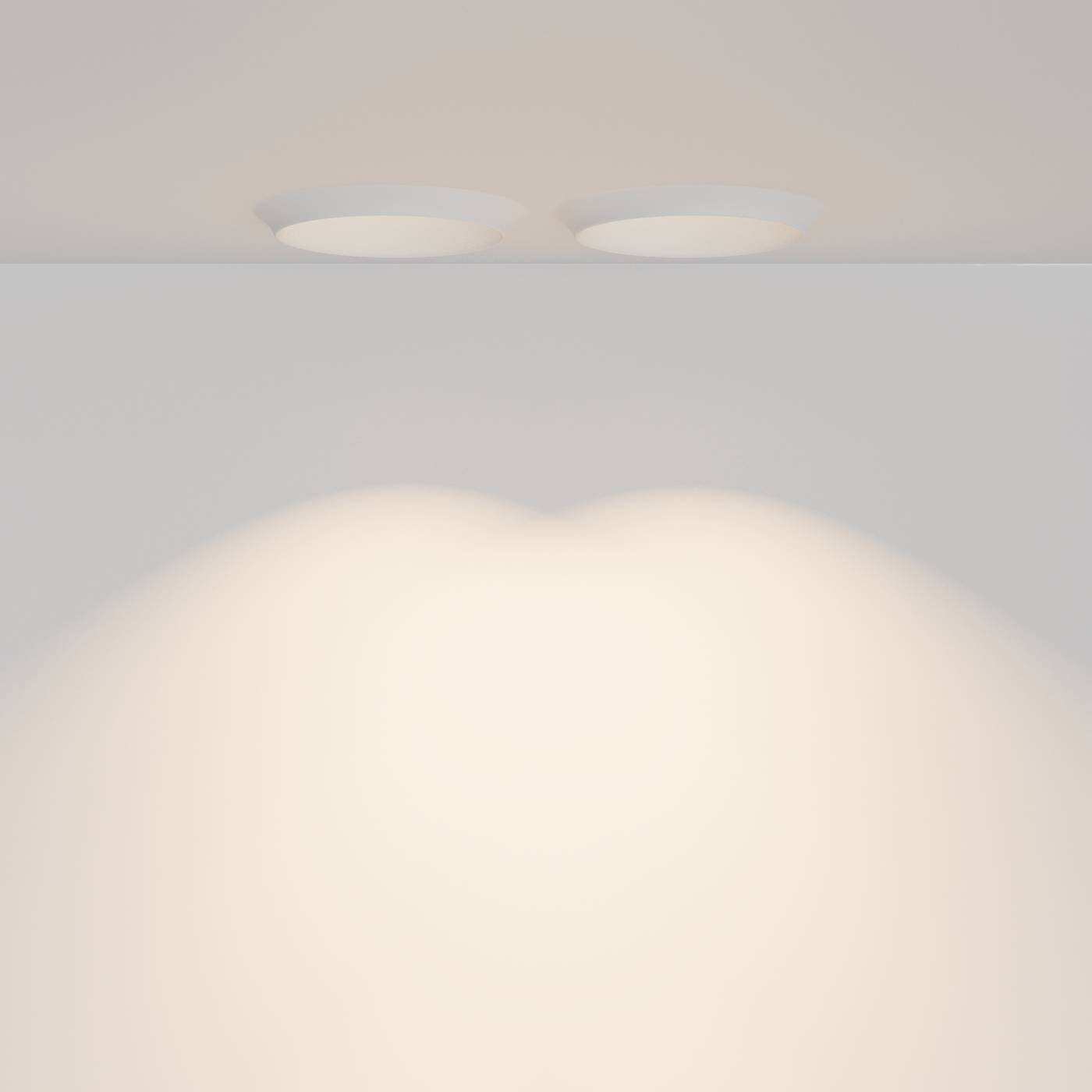 Встраиваемый светильник Maytoni Gyps Modern DL124-GU10-02-TRS-W