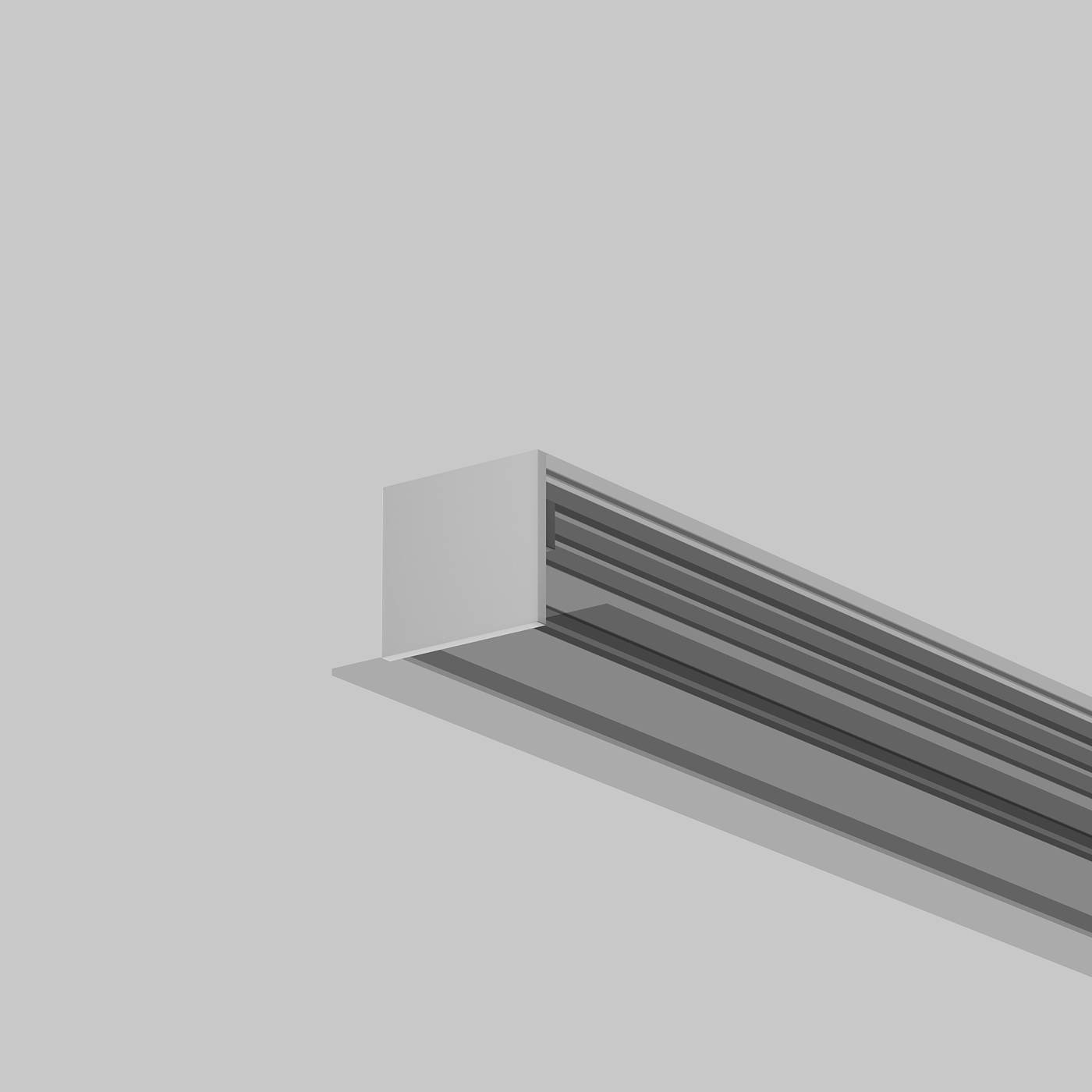 642001 Заглушка для профиля Maytoni Встраиваемый с накладным фланцем профиль 642001