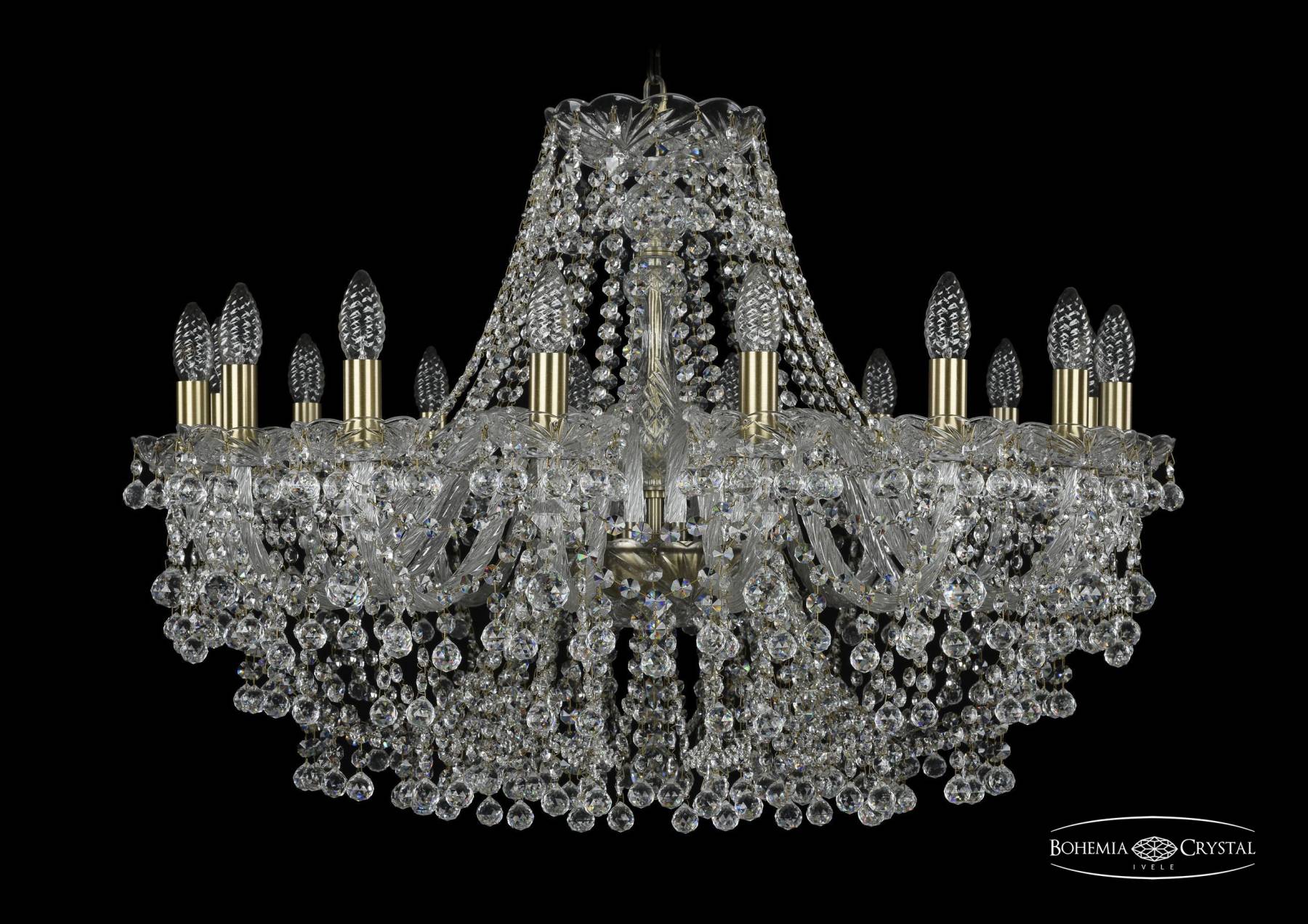 1409/16/300 Pa Подвесная люстра Bohemia 1409/16/300/Pa