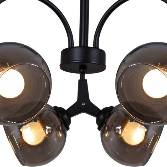 Потолочная люстра 01268-0.3-06 BK+CR