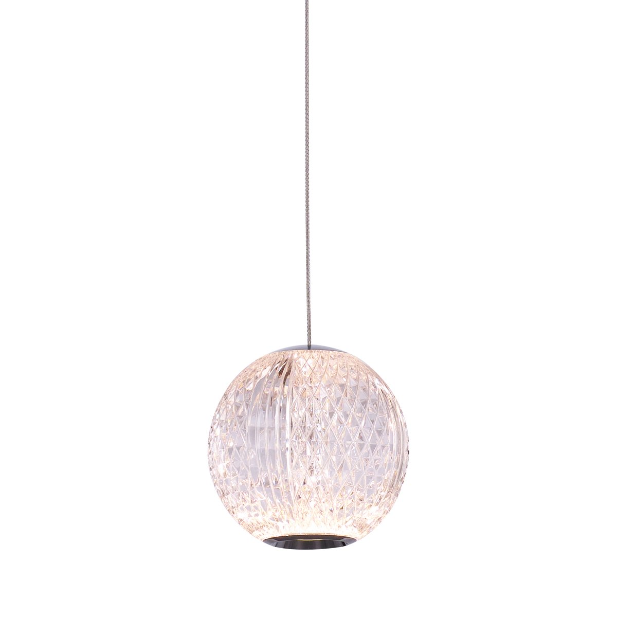 MD20001012-1A chrome Светильник подвесной Delight Collection Elliot Diamante MD20001012-1A chrome