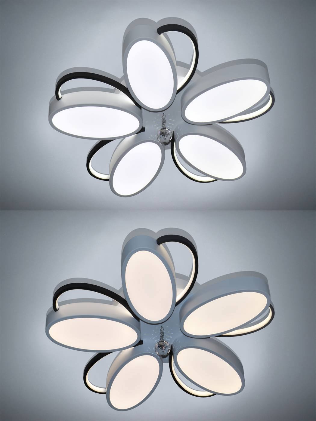 HIGH-TECH LED LAMPS 82045 Потолочная люстра с пультом High-Tech Led Lamps Natali Kovaltseva HIGH-TECH LED LAMPS 82045