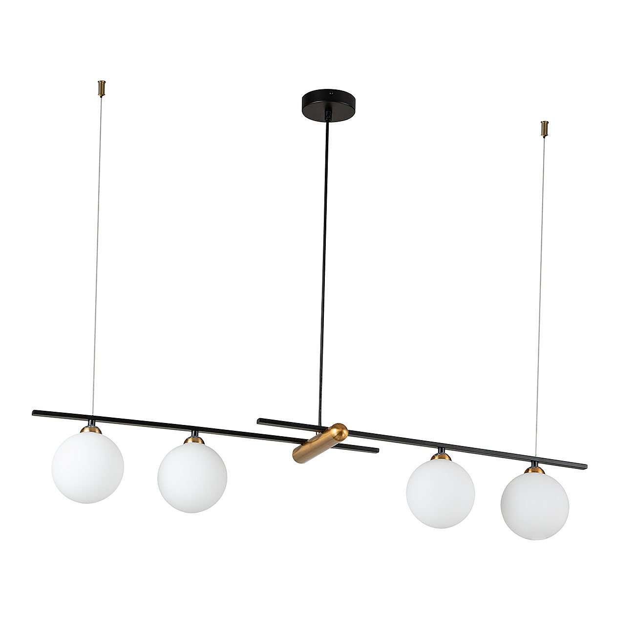 V000153 Светильник подвесной Indigo Opaco 11015/4P Black V000153