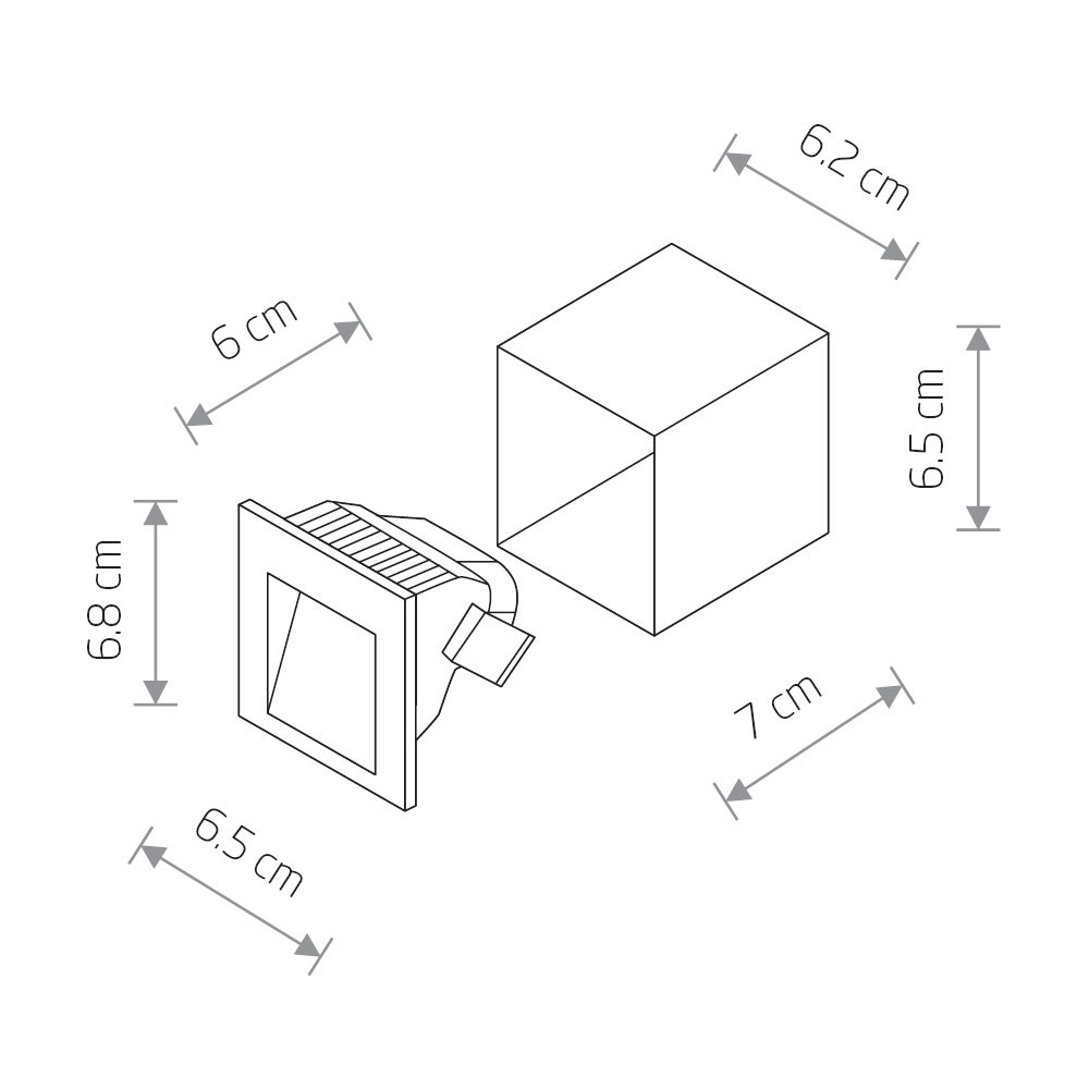 6907 Подсветка для ступеней Nowodvorski Step Led 6907