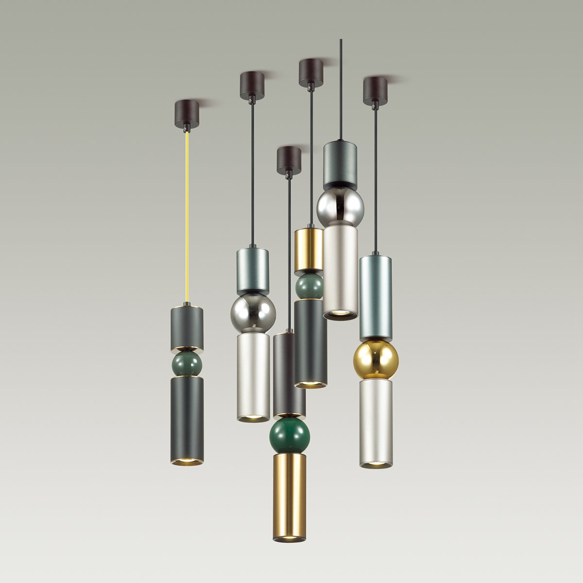 4073/5L Светильник подвесной Odeon Light Sakra 4073/5L