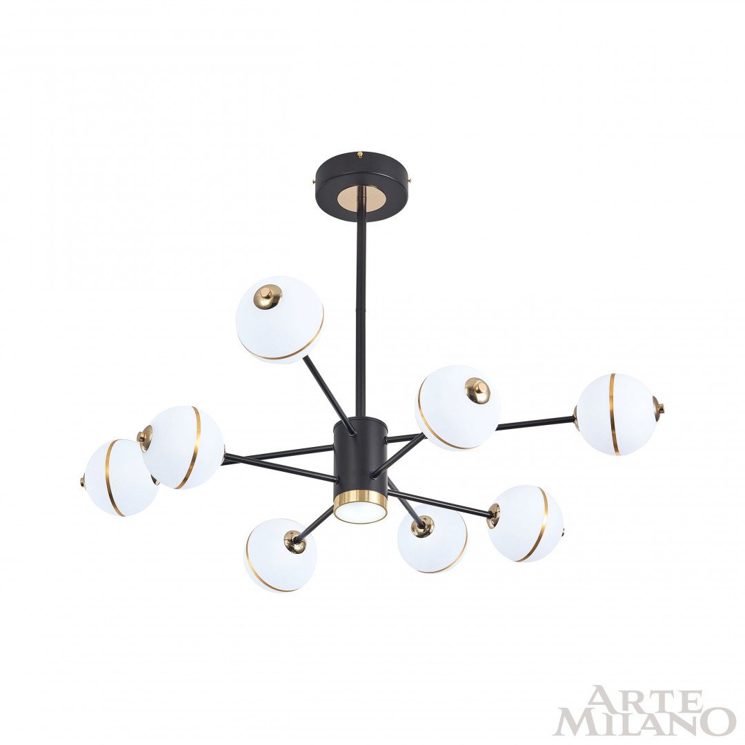 Люстра на штанге Arte Milano Ferrara72069 272069/8 BK