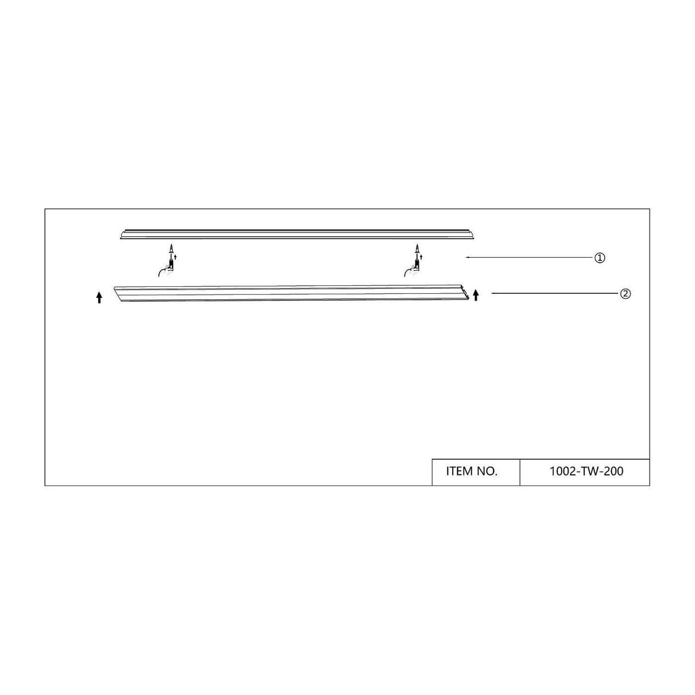 Магнитный шинопровод Favourite Unika 1002-TW-200