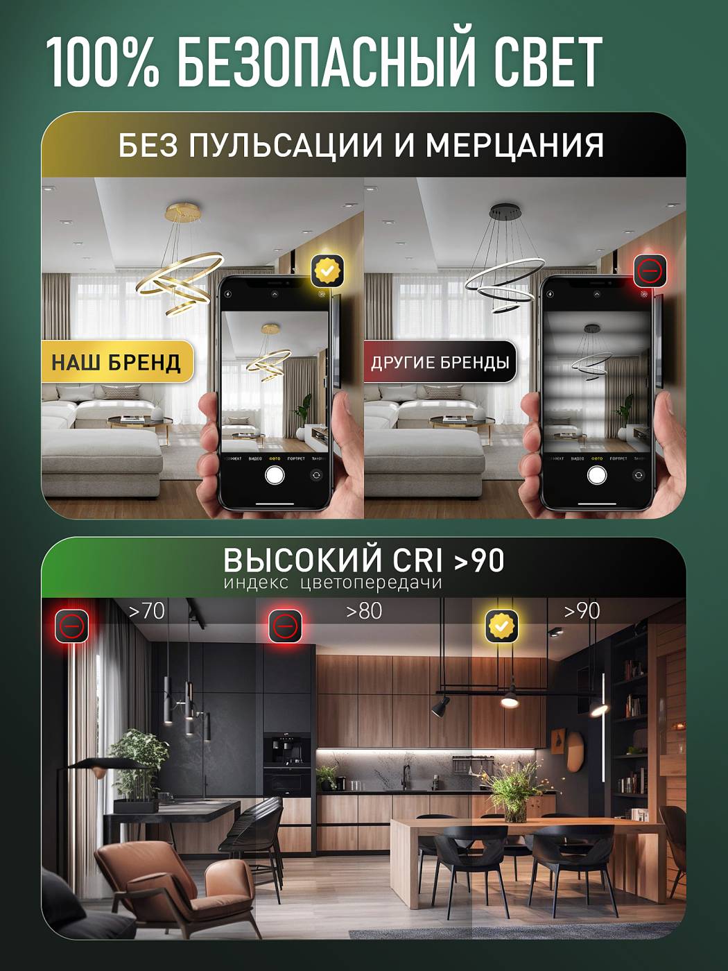 HIGH-TECH LED LAMPS 82068 Светильник подвесной Natali Kovaltseva Line HIGH-TECH LED LAMPS 82068