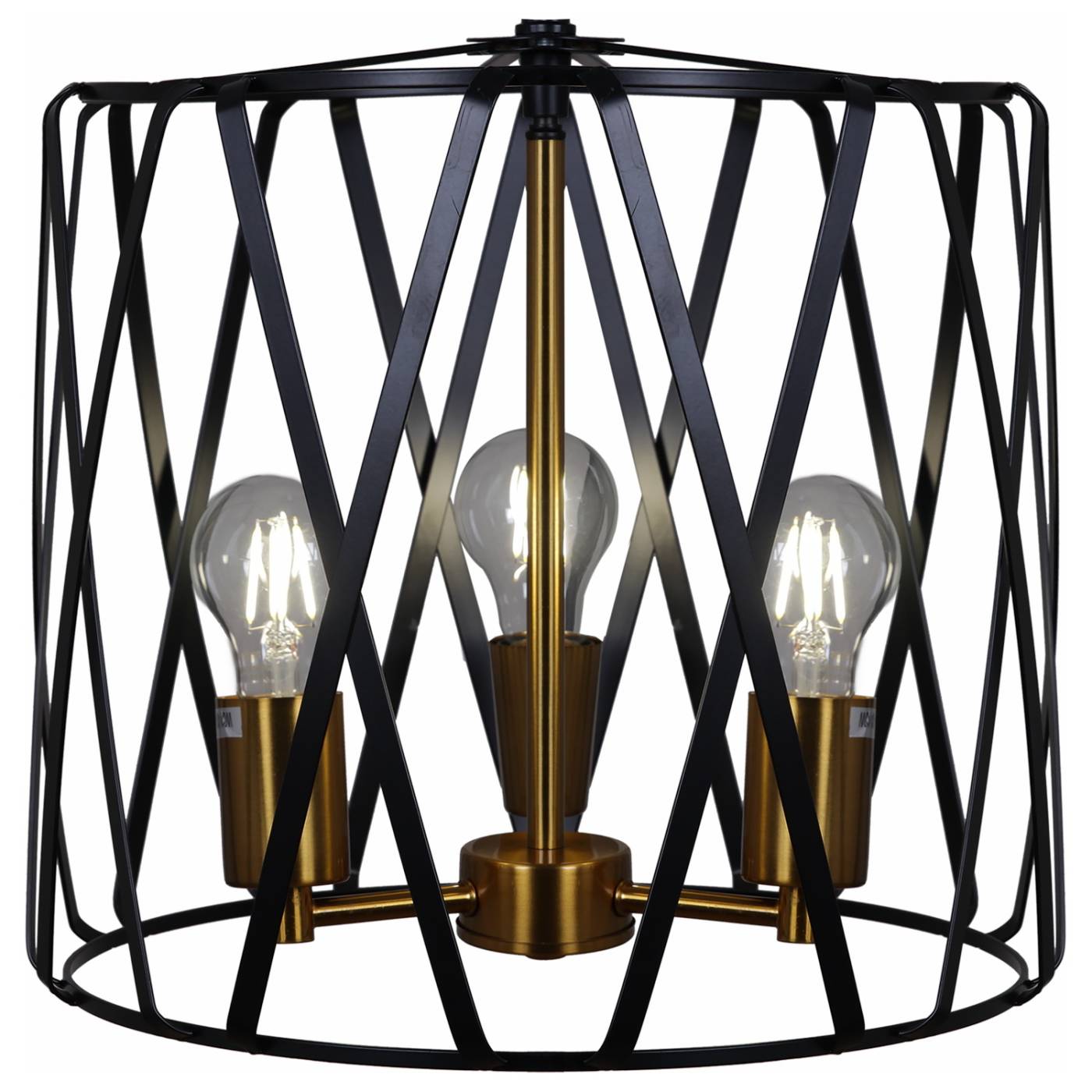 Подвесная люстра ILLUMICO IL1023-3PB-05 BK GD