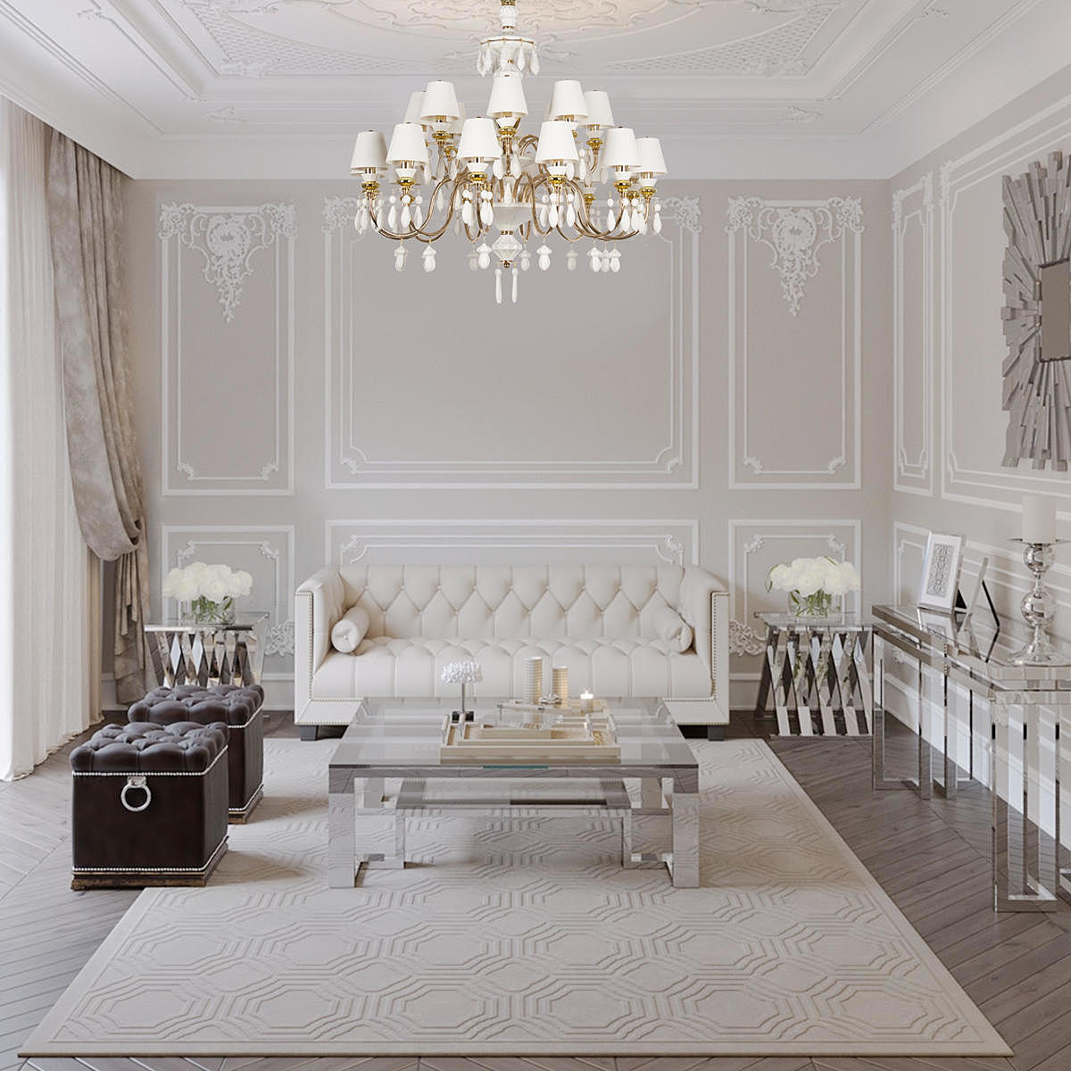 10203/12+8 White Подвесная люстра Loft It Grace 10203/12+8 White
