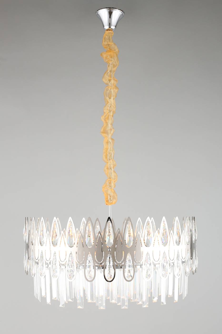 Подвесная хрустальная люстра Riposto Omnilux OML-71703-08