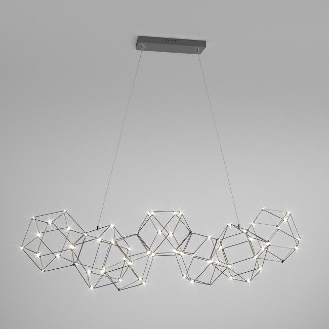 90168/7 черный жемчуг Подвесная люстра Eurosvet Uma 90168/7 черный жемчуг