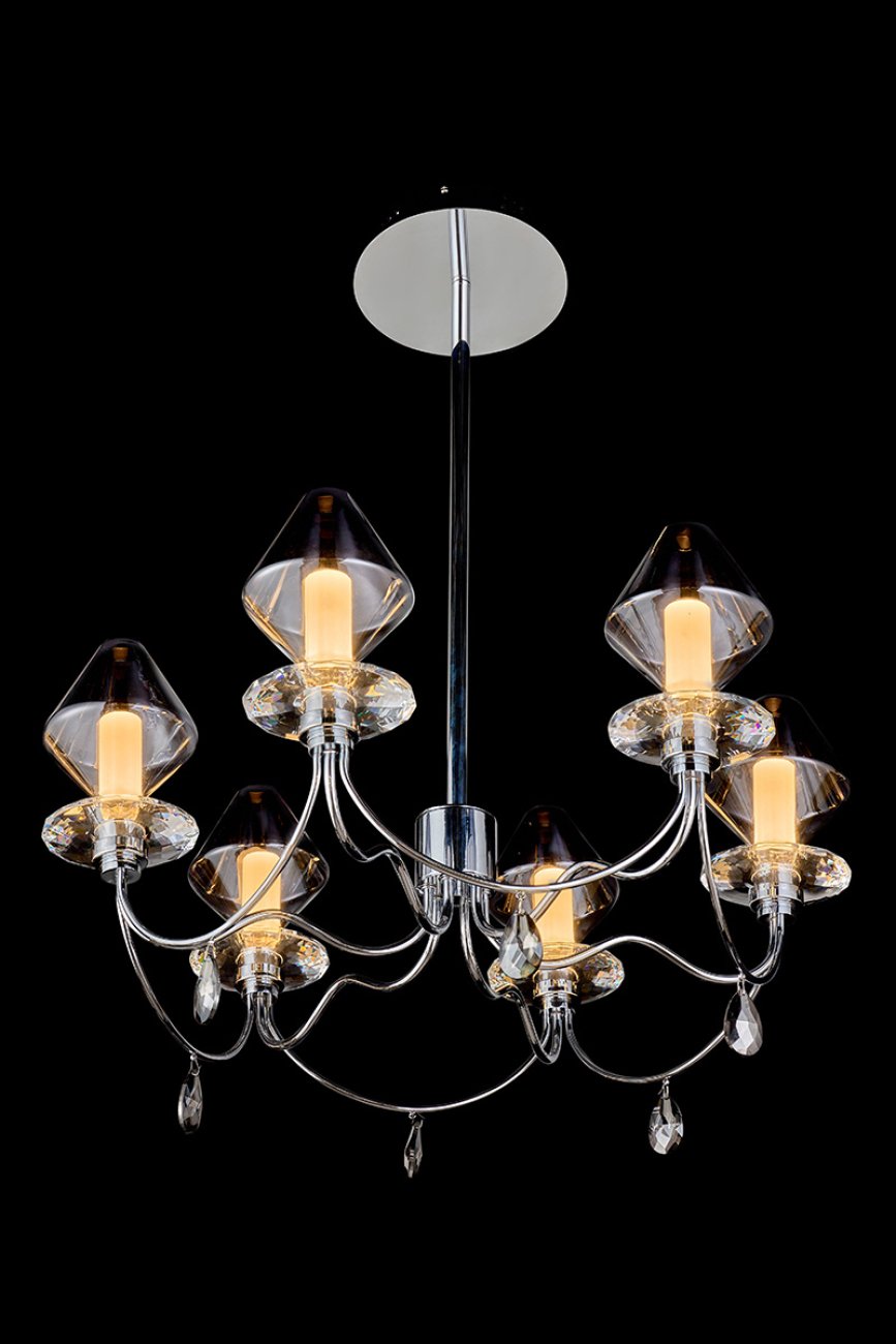 LE7721/6 Chrome Люстра на штанге LEON Therese LE7721/6 Chrome