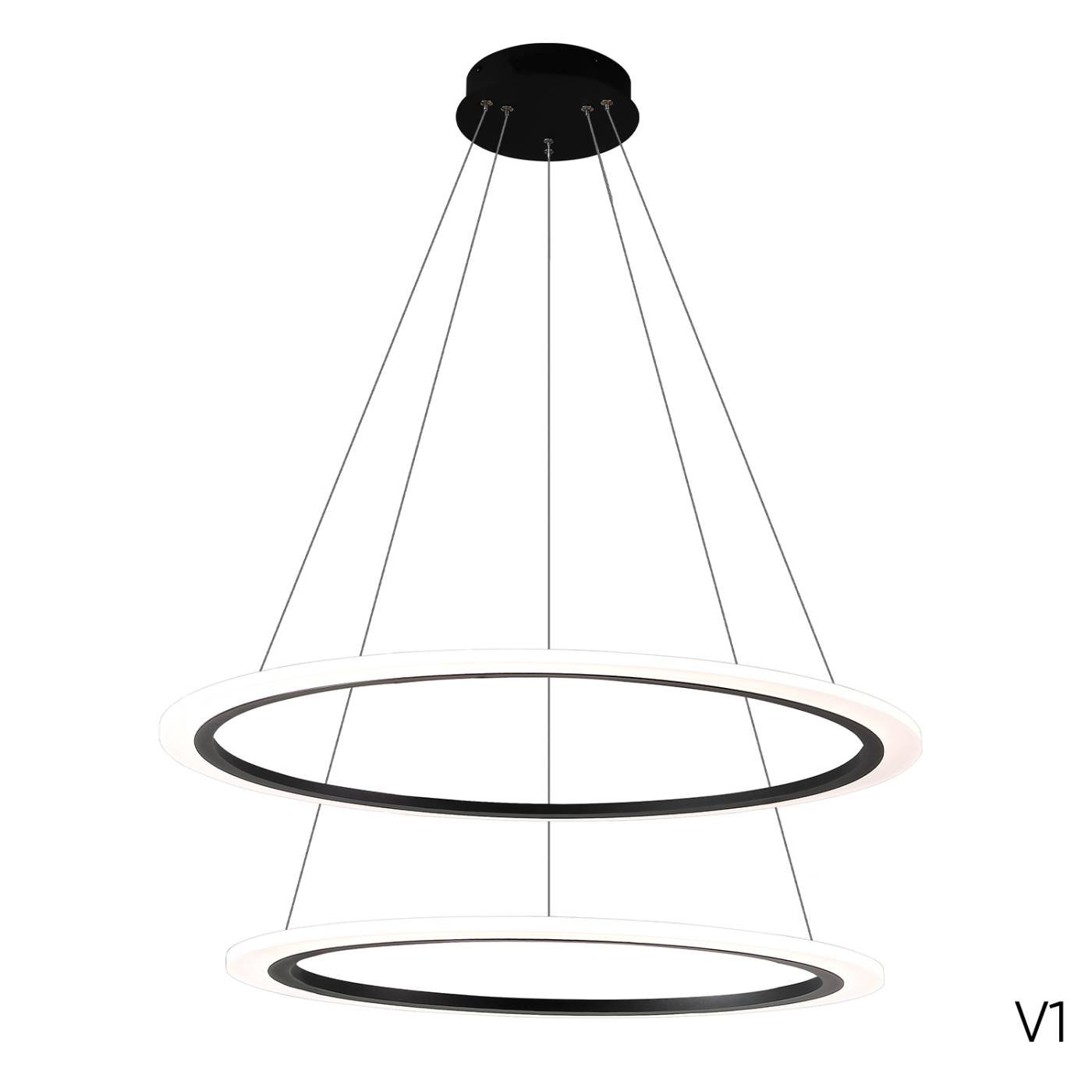 MANZANA SP53W LED BLACK Подвесная люстра Crystal Lux Manzana MANZANA SP53W LED BLACK